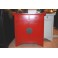 Dekorativ kinaskåp/byrå röd 30 cm djup