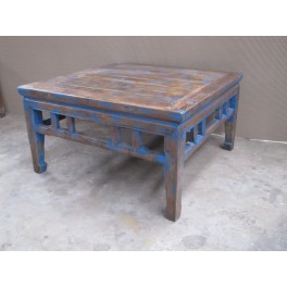 Gammalt bord blå - Antikt bord